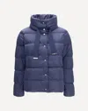 Herno Satin Down Jacket In Blue