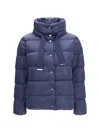 Herno Satin Down-padded Down Jacket In Blue