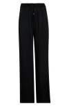 Herno Satin Drawstring Pants In Black