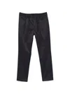 Herno Satin Drawstring Trousers In Navy