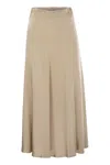 Herno Resort Skirt In Satin Effect