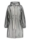 Herno Satin-finish Parka In 灰色