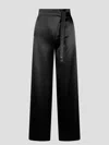 HERNO SATIN FLUID TROUSERS