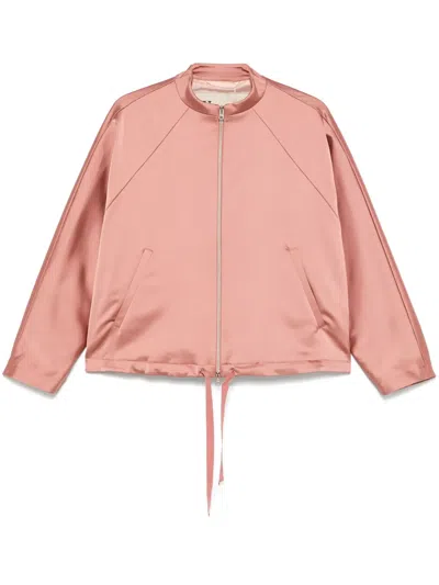 Herno Satin Jacket In Pink