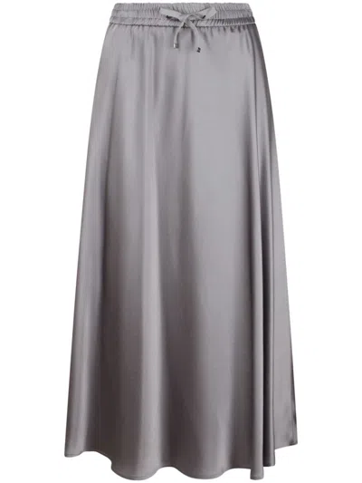 HERNO SATIN MAXI SKIRT