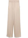 Herno Elastic Waist Casual Pants In Beige