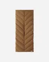 Herno Satin Scarf In Brown