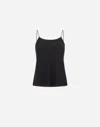 Herno Resort Top In Satin Effect In Black