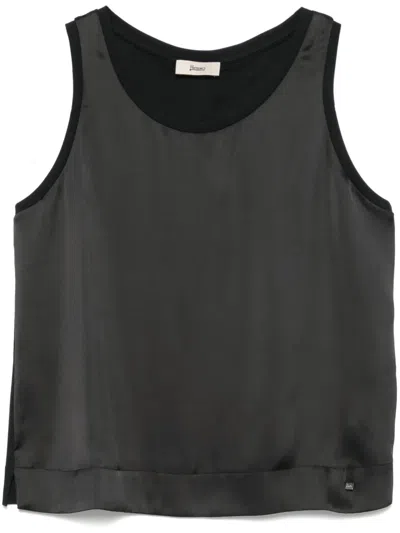HERNO SATIN TOP