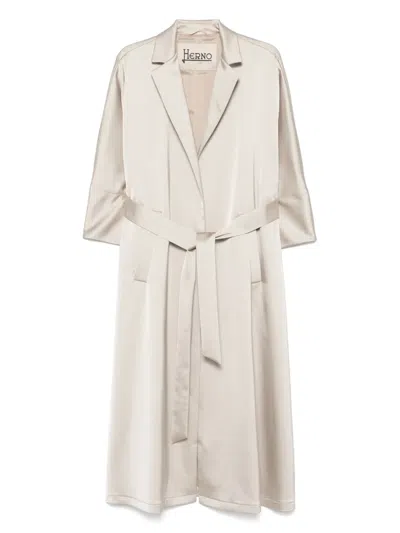 Herno Satin Trench Coat