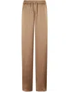 Herno Straight Trousers In Technical Fabric In Neutrals