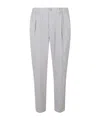 Herno Seer-crease Trousers In Gray