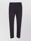 Herno Nylon Cargo Trousers With Front Darts And Logo Plaque