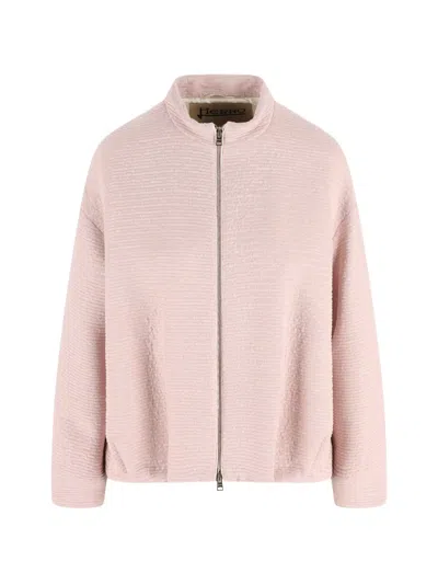 Herno Sequin-embellishment Jacket In Pink
