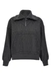 Herno Sweatshirt In Twinkle Pinstriped