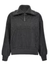 Herno Sweatshirt In Twinkle Pinstriped