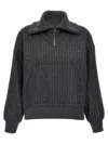 Herno Sequin Half-zip Sweatshirt