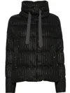 Herno Cropped Puffer Down Jacket In Grey