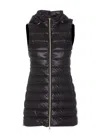 Herno Quilted Hooded Gilet In Black