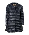 Herno Amelia Ultralight A-line Puffer Jacket In Black