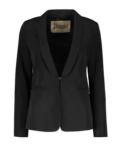 HERNO LONG-SLEEVES BLAZER