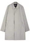 Herno Shell Coat In Light Grey