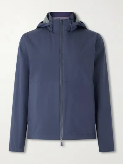 Herno Men Windstopper 2 Layers Jacket In Blue