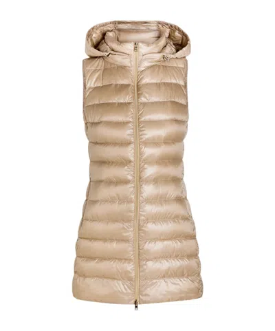 Herno Shell Vest In Nude