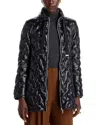Herno Shiny Cloud Quilted Coat In Black