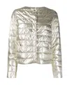 Herno Shiny Effect Puffer Jacket In White