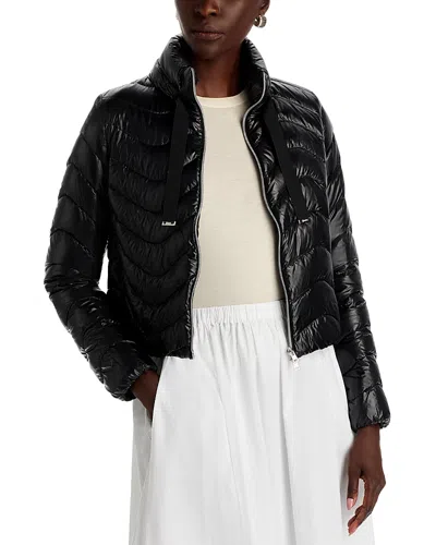 Herno Shiny Jacket In Black
