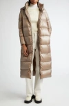 Herno Padded Coat In Taupe