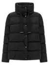 Herno Shiny Satin Down Jacket In Black