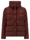 Herno Shiny Satin Down Jacket In Black