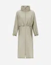Herno Shiny Tech Crinkle Parka In Chantilly