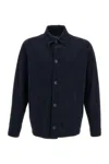 Herno Shirt-construction Jacket In Blue