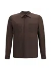 Herno Technical Shirt In Brown