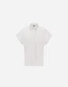 Herno Blusa Popeline Monogram Shirt In White
