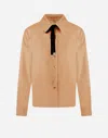 Herno コットン シャツ In Camel