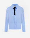Herno コットン シャツ In Light Blue
