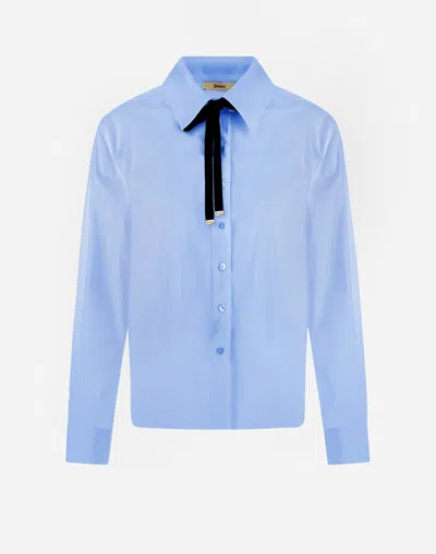 Herno コットン シャツ In Light Blue