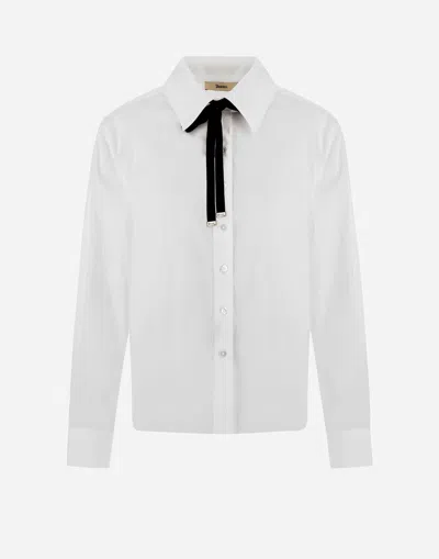 Herno コットン シャツ In White
