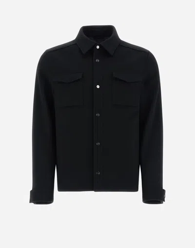 HERNO SHIRT IN NEW WOOL CASHMERE