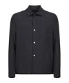 Herno Interlock Weave Shirt In Black