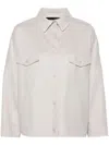 Herno Double Layer Wool Jacket In Beige
