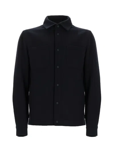 Herno Shirt Jacket In Blue