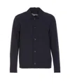 Herno Men's Technical Fabric Overshirt In Blue