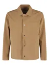 Herno Lightweight Camel Technical Jacket In Braun