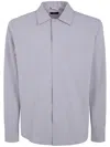 Herno Functional Shirt Jacket Front Pockets Style In Gray