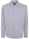 Herno Functional Shirt Jacket Front Pockets Style In Gray
